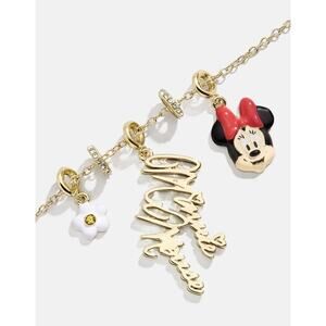 Baublebar Disney Minnie Mouse Cluster Charm Necklace New with Tags